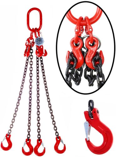 CHAIN SINGLE 4C 6,7T 2M + hook shortened CERTIFICATE