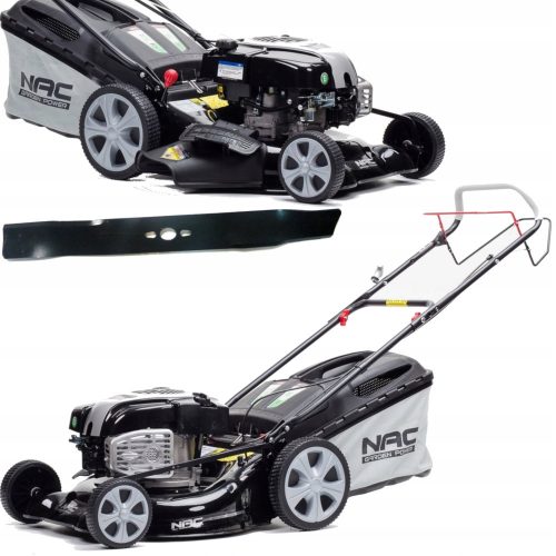  Petrol lawn mower with NAC basket, 161 cm³ capacity. Basket 60 l, cutting width 51 cm