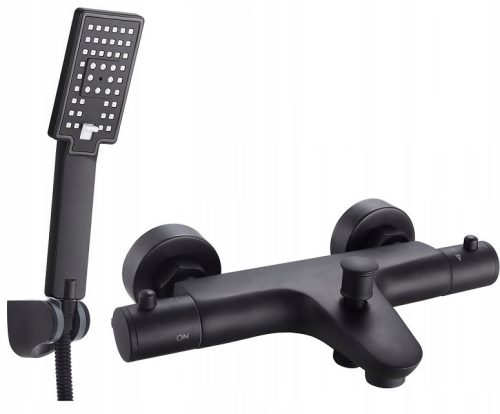 Cubic Black Concealed Shower Faucet Series