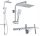 Squa surface-mounted shower set series