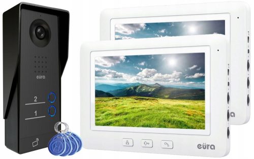 Video intercom system Two-family video intercom system TWO FAMILIES