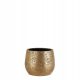  Edelman flowerpot, 16.5 cm x 16.5 x 13 cm, diameter 16 cm, ceramic in yellow and gold tones