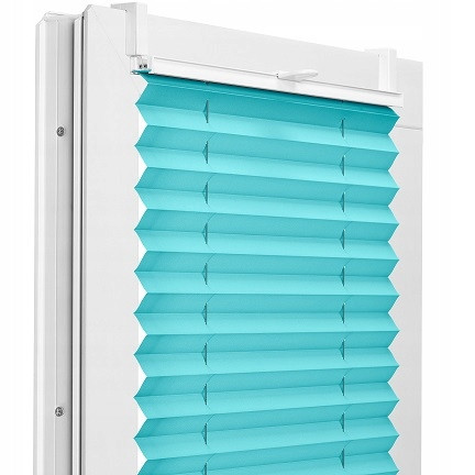 Pleated blinds for windows 129cm x 150