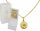  Gold Chain with Medallion Full pr 585 for Baptism, Communion, Free Engraving