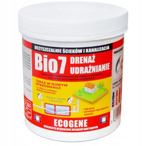  Preparation for septic tanks, Ecogene tablets, 1 l, 0.8 kg