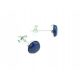  Silver Ametrix lapis lazuli earrings. 925