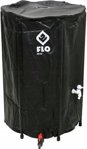 Rainwater collection tank - Rainwater tank 250 l 88 x 60 cm black