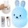 Silicone Night Lamp with Remote Control Izoxis 12529 Rabbit