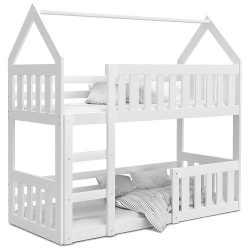  AJKmeble House mini bed 84 x 194 cm white