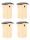  Mazur B001 bird nesting box, brown, 12x12x28 cm
