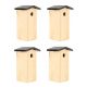  Mazur B001 bird nesting box, brown, 12x12x28 cm