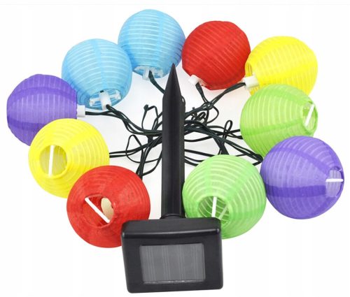  Solar-Girlandenlampe LANTERNS 10 LED-Dekor P-702