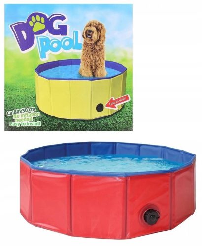 DOG POOL round extension pool 80 x 80 cm