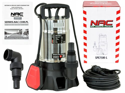  NAC 750 W submersible pump 15,000 l/h