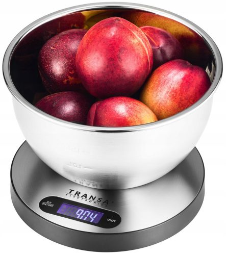  Transa Electronics B665-41062 Kitchen Scale Silver/Gray 5kg