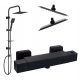 Fala NOIR 2 schwarzer Shower faucet