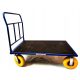 Storage platform trolley 100x60, solid wheels