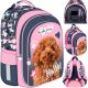  Multi-purpose school backpack St. Majewski shades of blue, pink, multicolored 22 years old