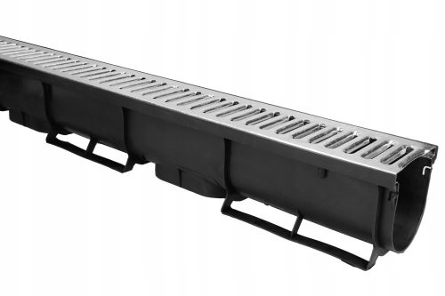 LINEAR DRAINAGE Plastic/galvanized tray h90