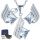  Millenium Wonderful Set Zircons Silver Gift