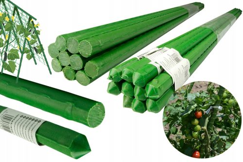 Garden Stakes for Plants Bradas Pole, Coated Steel, 120 cm x 11 mm, 10 pcs.