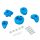 Climbing holds Climbing stones made of mass for the playground, blue
