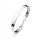  Silver bracelet, stiff, smooth, with a clasp, pr925