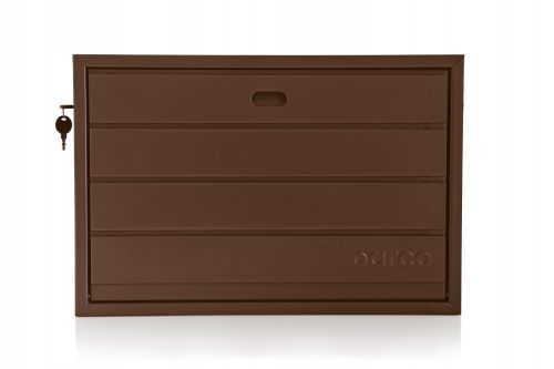 Mailbox - Euro Mailbox, Storage, Dropbox, Handmade Darco, Brown Shades