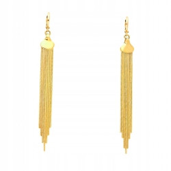  18k gold plated surgical steel earrings