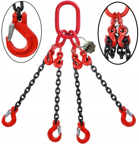 CHAIN SINGLE 4C 4.25T 2M shortened hooks