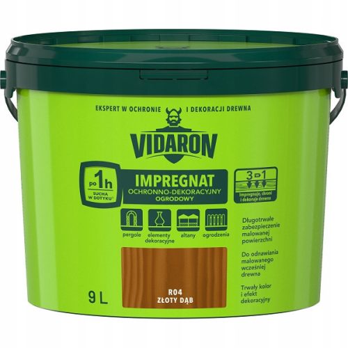 Vidaron wood impregnation, golden oak, 9 l