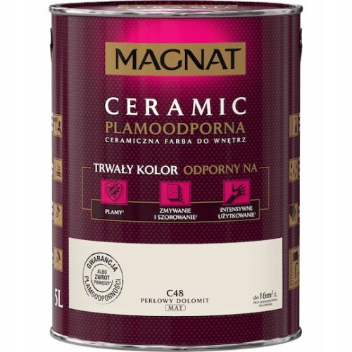 Magnat Ceramic Wall Paint 5 l C48 Perl Dolomit matt