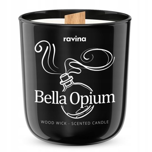 Candles Traditional soy candle Black Opium Ravina 1 pc.