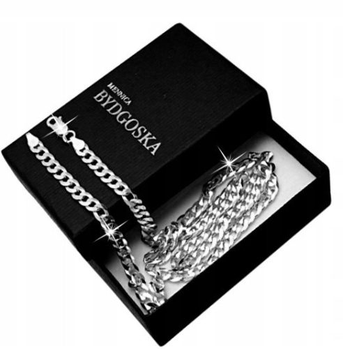  Men's chain Mennica Bydgoszcz PD100 60 cm silver