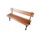 Benches for garden and terrace Wooden bench with backrest 145 x 50 cm