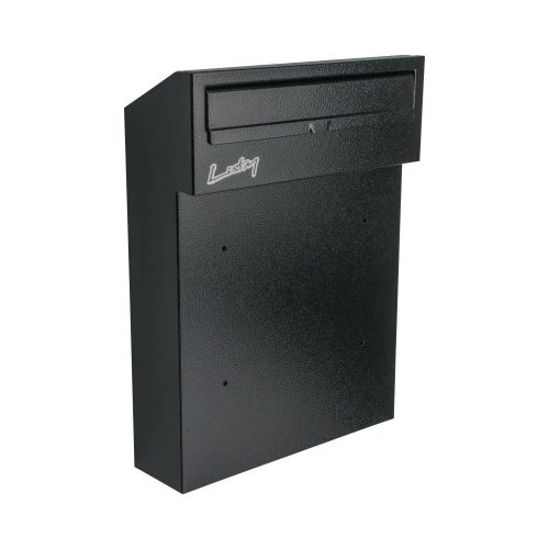 Damech letterbox with slot 40x29.5x12 cm black