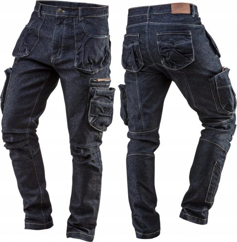 Neo Tools Denim long work trousers, size XL