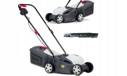 Electric Lawn Mowers - NAC 1200 W Electric Lawn Mower 27 l