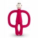  Matchstick Monkey Orthodontic Teether, Rubber, Red Tones