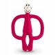  Matchstick Monkey Orthodontic Teether, Rubber, Red Tones