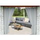  Rideaux de jardin pour tonnelle RZEPY 155x210, gris