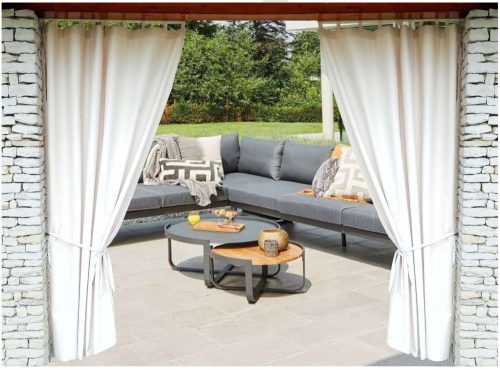  Rideaux de jardin pour tonnelle VELCRO 155x230