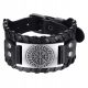  Steelova BK1072B men's bracelet 26.5 cm black