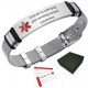 Medical Emergency SOS Bracelet with ENGRAVING