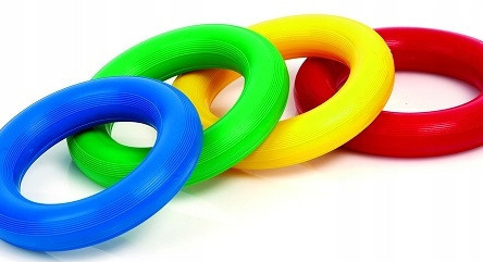 4 pieces Ringo Rubber Flexible Soft Smooth Exercise