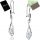  SILVER EARRINGS 925 LONG HANGING SILVER