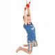 Swing for children trapeze Tyrolean VENTOLINO red