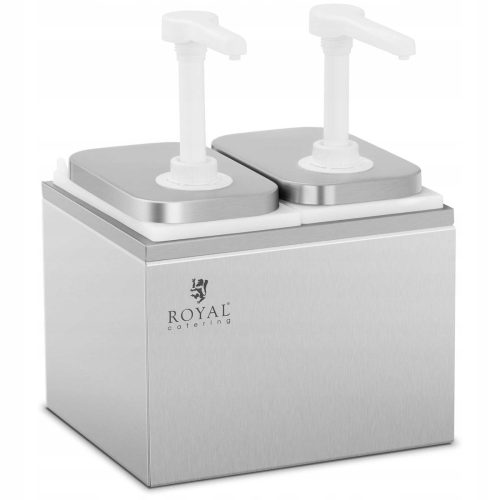 Royal Catering RCDI-4L sauce dispenser, 2 pieces