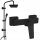 BERG series surface-mounted shower set + KEVO series black shower fitting