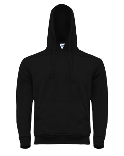 JHK Men's Hooded Sweatshirt, Black, Size L